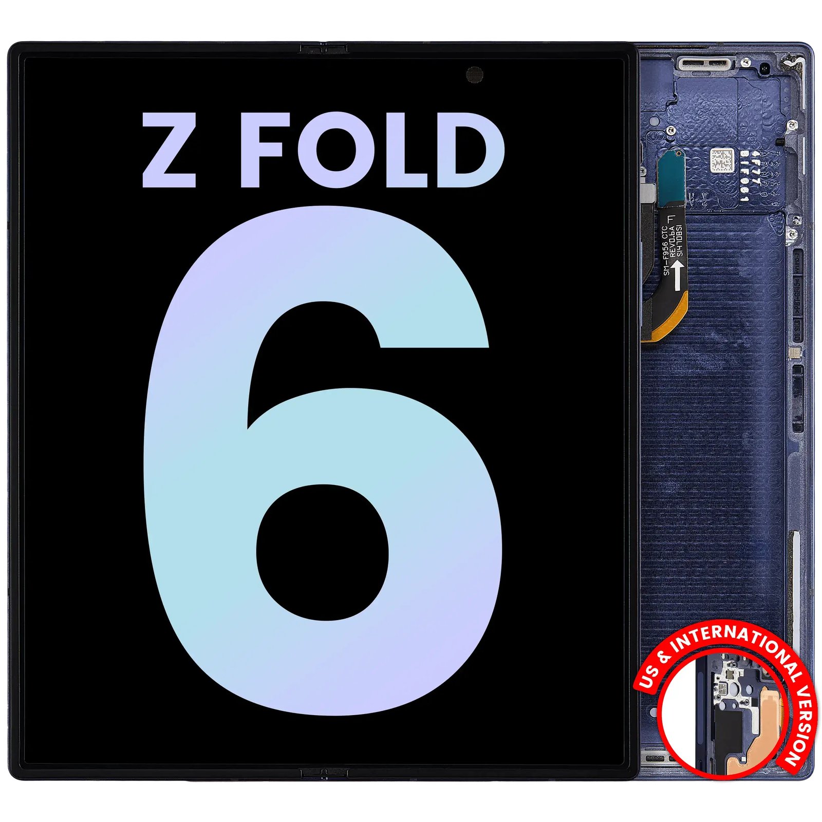 Samsung Galaxy Z Fold 6 Inner Display Screen | Original Main Foldable Screen Replacement | Complete Display Assembly